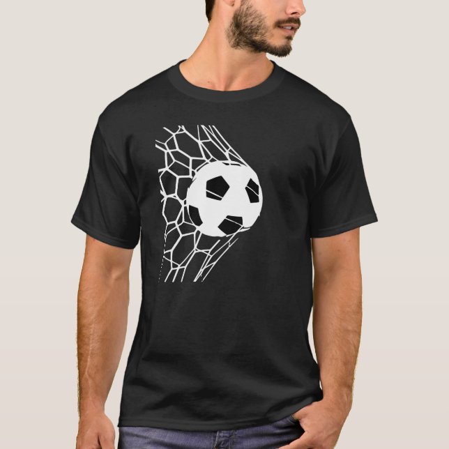 Soccer Ball Goal Mens Tee (Front)