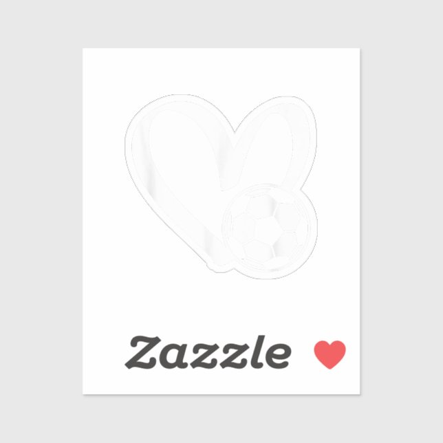 Soccer Ball Heart (Sheet)