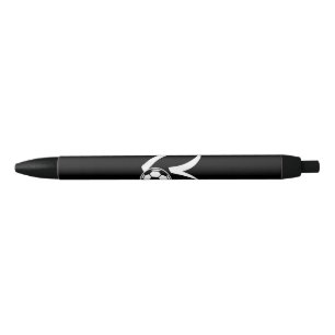 Soccer Ball Heart Black Ink Pen