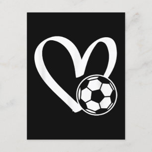 Soccer Ball Heart Enclosure Card