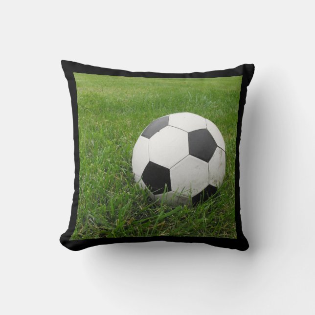 Soccer Ball in Grass Cushion (Front)