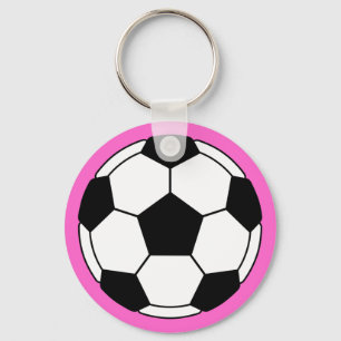 Soccer ball key ring