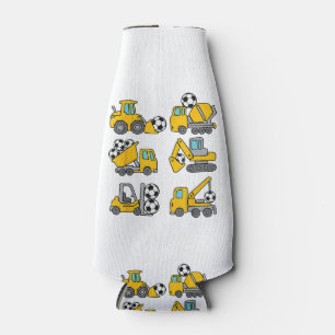 Soccer Ball Kids Football Construction Trucks Bottle Cooler