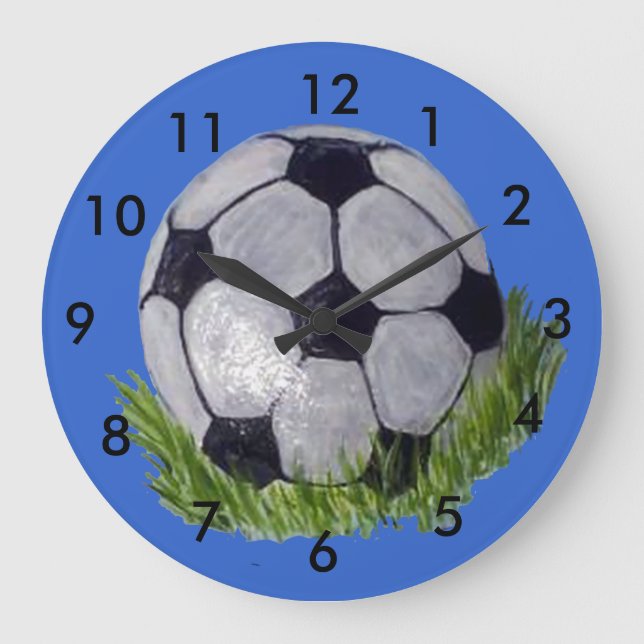 Soccer ball large clock (Front)