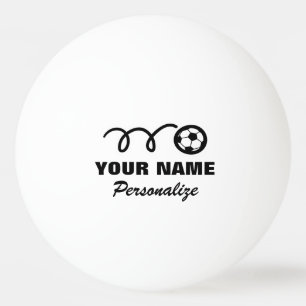Soccer ball logo ping pong ball for table tennis