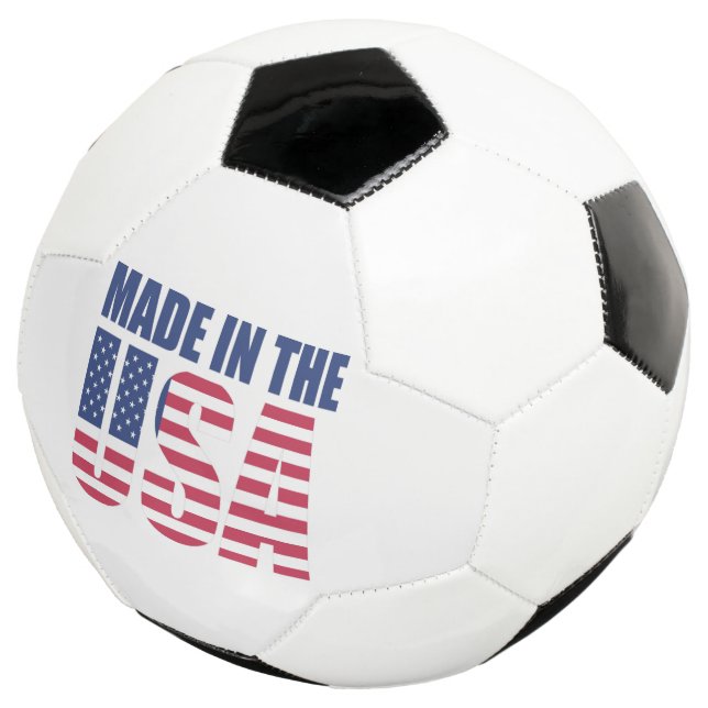 Soccer Ball Made in the USA (Three Quarter)