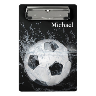 Soccer Ball Mini Clipboard