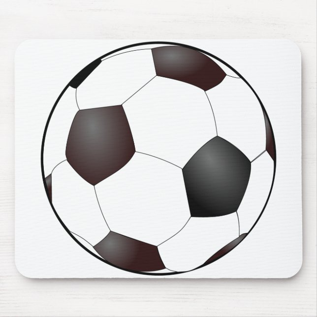 Soccer Ball Mouse Pad (Front)