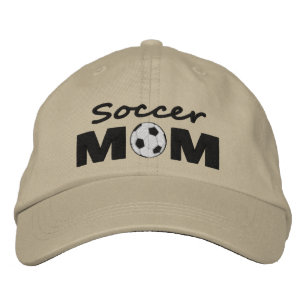 Soccer Ball Mum Embroidered Cap