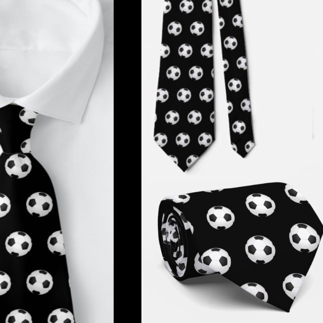 Soccer Ball Neck Tie - Casual Sports Necktie (Creator Uploaded)