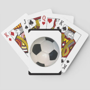 Soccer Ball on a Card Deck