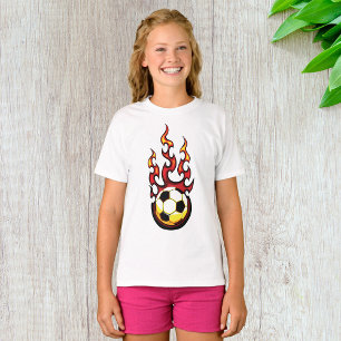 Soccer Ball On Fire T-Shirt