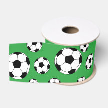 Soccer Ball on Green Background Design, Football