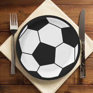 Soccer Ball Party Paper Plate
