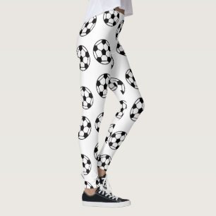Soccer Ball Pattern Leggings