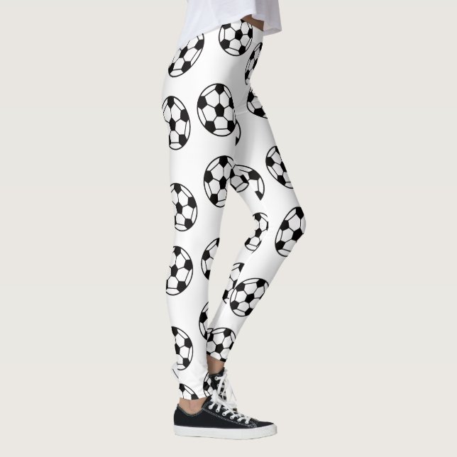 Soccer Ball Pattern Leggings (Right)