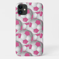 Soccer Ball Pattern Pink