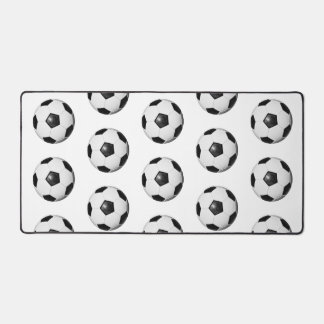 Soccer Ball Pattern Sports Team Theme Desk Mat