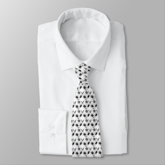 SOCCER BALL PATTERN TIE (Tied)
