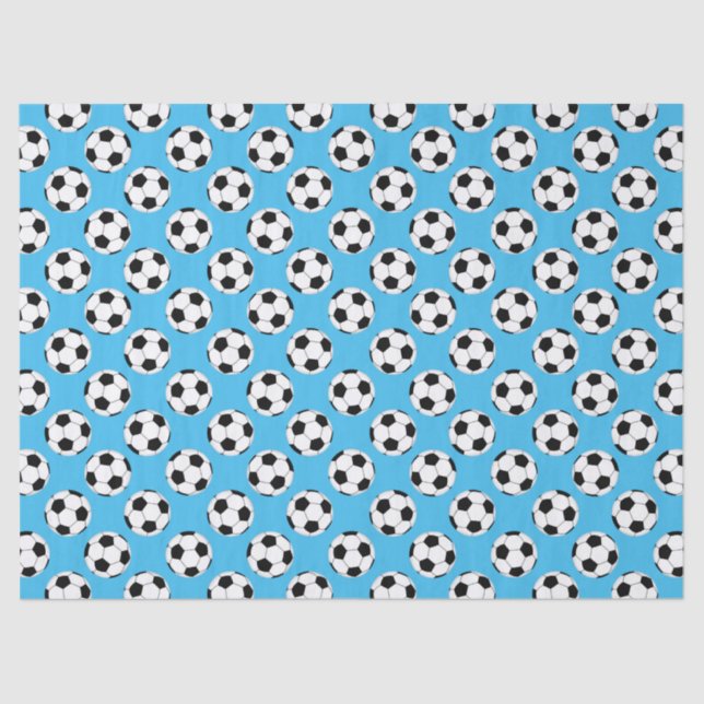 Soccer Ball Pattern Tissue Paper (Front)