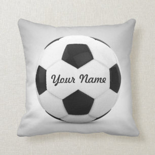 Soccer Ball Personalised Name Cushion