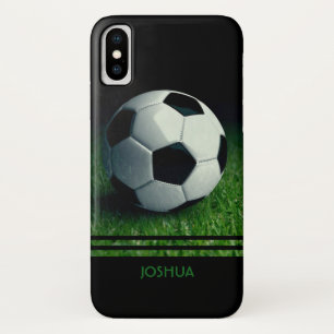 Soccer Ball Personalised Name Football Case-Mate iPhone Case