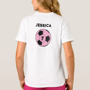 Soccer Ball Player Football Sports Girls T-Shirt