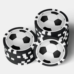 Soccer Ball Poker Chips Football Gift