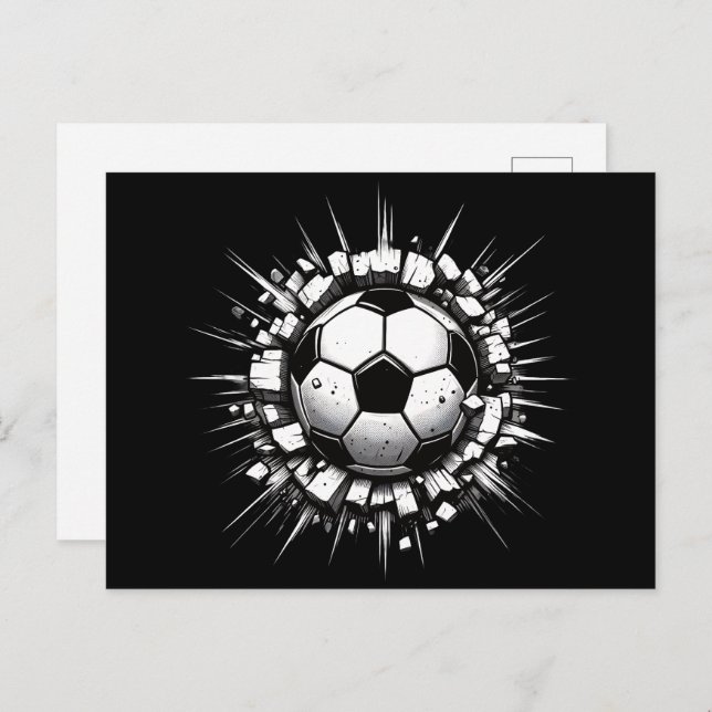 Soccer Ball Postcard (Front/Back)