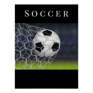 Soccer Ball Poster