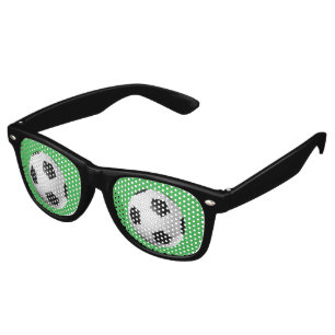 Soccer Ball retro Shades / Fun Party Sunglasses