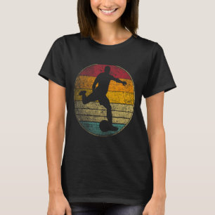 Soccer Ball Retro Style Vintage 70s 80s Men Wome T T-Shirt