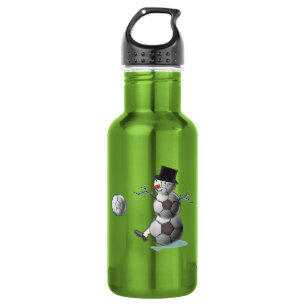 Soccer Ball Snowman 532 Ml Water Bottle