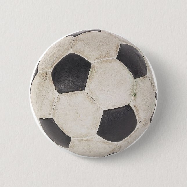 Soccer Ball Soccer Fan Football Footie Soccer Game 6 Cm Round Badge (Front)