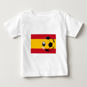 Soccer Ball Spain Flag2 The MUSEUM Zazzle Gifts Baby T-Shirt