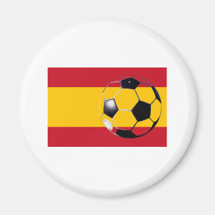 Soccer Ball Spain Flag2 The MUSEUM Zazzle Gifts Magnet