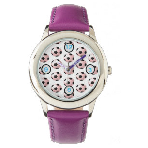 Soccer ball sports wrist watch
