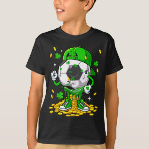 Soccer Ball St. Patricks Day Player Funny Costume T-Shirt