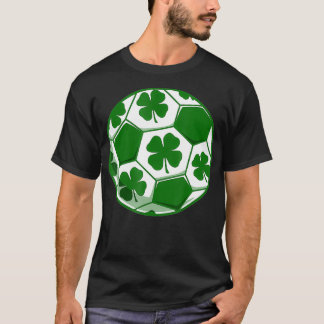 Soccer Ball St Patricks Day Shamrock T-Shirt