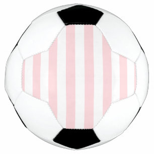 Soccer Ball Stripe Pink & White Ball 