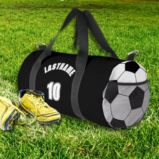 Soccer  Ball  - Team Name Custom Sports Duffle Bag
