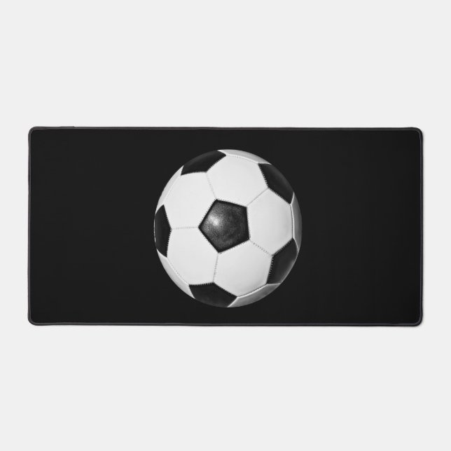 Soccer Ball Theme Sports Team Desk Mat (Front)