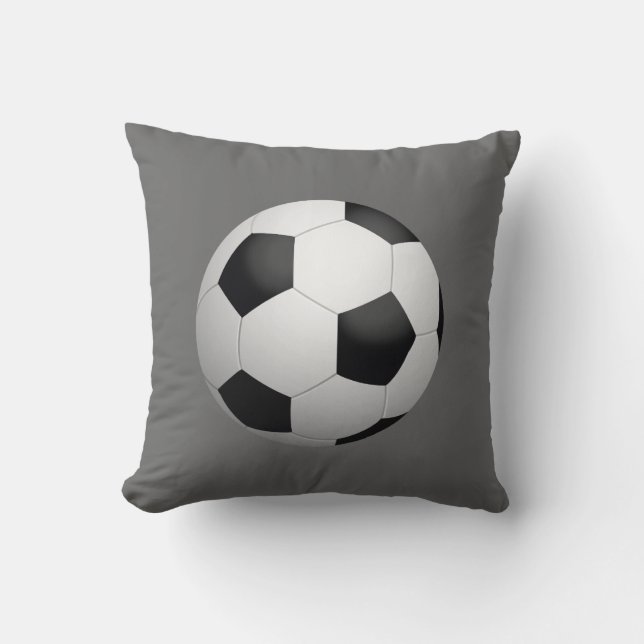 Soccer Ball Throw Pillow (Front)
