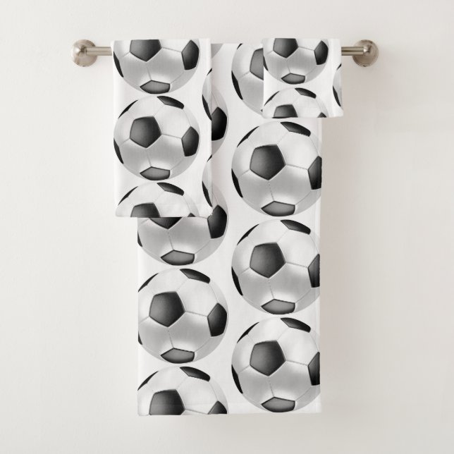 Soccer ball towel set (Insitu)