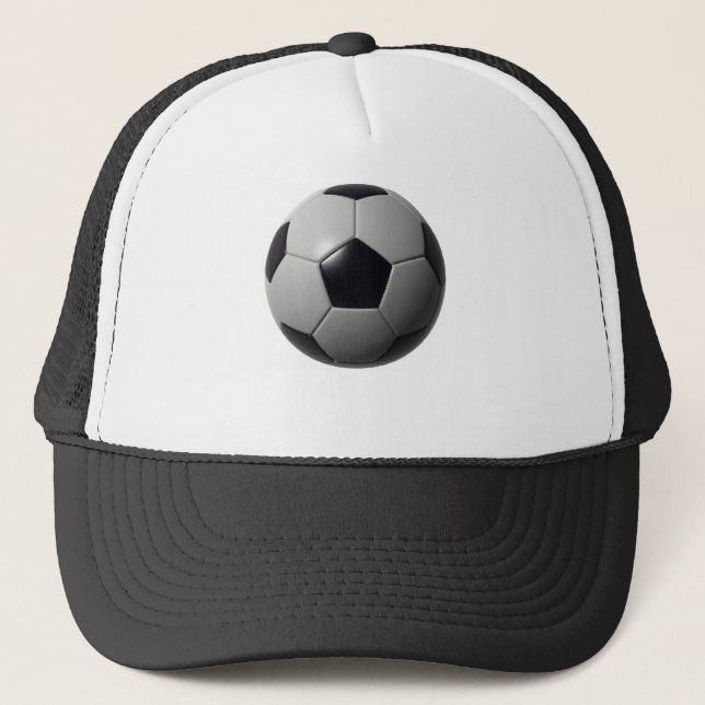 Soccer ball trucker hat (Front)