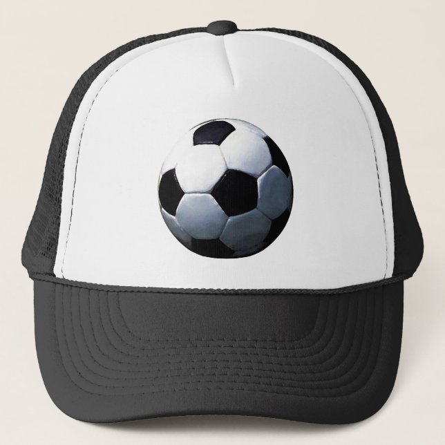 Soccer Ball Trucker Hat (Front)