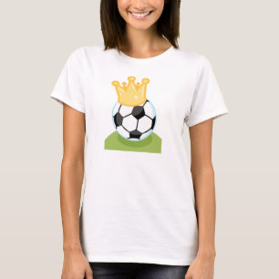 Soccer Ball Wearing Crown T-shirts and Gifts
