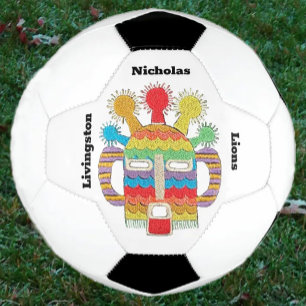 Soccer Ball with Diablo Huma artwork