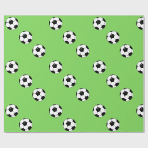 Soccer Ball Wrapping Paper
