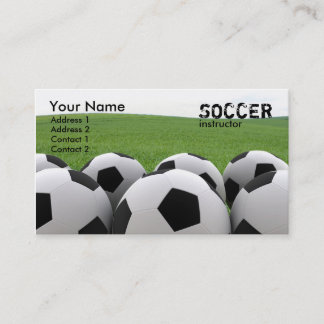 Soccer Balls Business Card